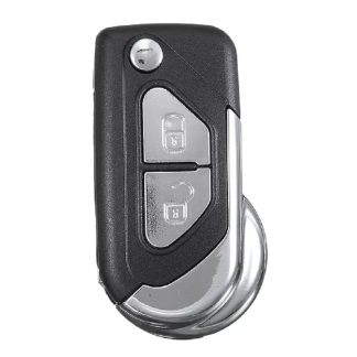 RKS188 - CITROEN/PEUGEOT/DS2/DS3 2 BUTTON FLIP REMOTE CASE (WITH CAP) FITTED WITH VA2 BLADE