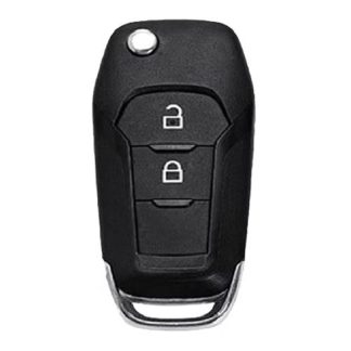 RKS193 - FORD 2 BUTTON FLIP REMOTE CASE LOCK, UNLOCK & BOOT BUTTONS-HU101 BLADE