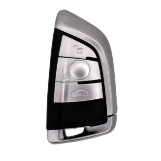 RKS197 - BMW 3 BUTTON SMART REMOTE CASE LOCK, UNLOCK & BOOT BUTTONS, EMERGENCY KEY BLADE INCLUDED - PLUS COMPATIBLE CASE FOR KEYDIY KD174/FGB23