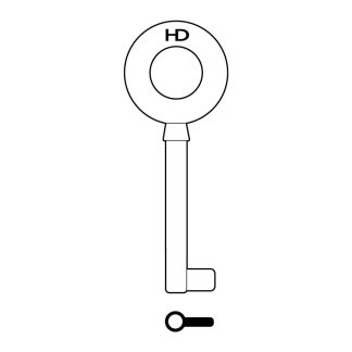 SK001 - SK001 K407 WARDROBE KEY HUWIL