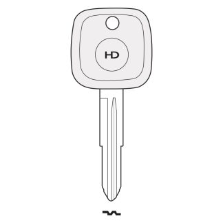 UP004 - DAI1STK UNIVERSAL POD KEY FOR GLASS & CARBON CHIP TO SUIT DAIHATSU