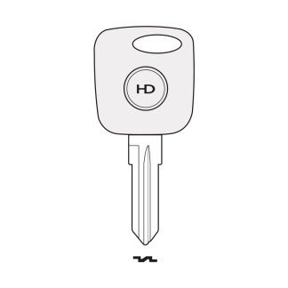 UP005 - FC7TK UNIVERSAL POD KEY FOR GLASS & CARBON CHIP TO SUIT FORD