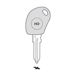 UP010 - FT50TK UNIVERSAL POD KEY FOR GLASS & CARBON CHIP TO SUIT FIAT