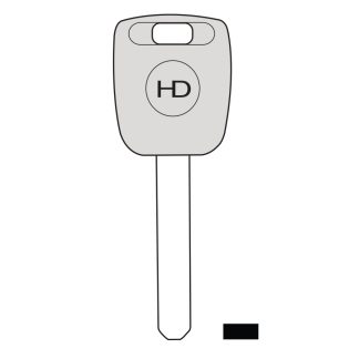 UP012 - HD1BTK UNIVERSAL POD KEY FOR GLASS & CARBON CHIP TO SUIT HONDA