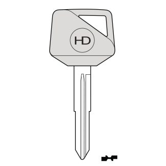 UP013 - HD70TK UNIVERSAL POD KEY FOR GLASS & CARBON CHIP TO SUIT HONDA