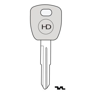 UP014 - HD90TK UNIVERSAL POD KEY FOR GLASS & CARBON CHIP TO SUIT HONDA