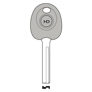 UP022 - HY21STK UNIVERSAL POD KEY FOR GLASS & CARBON CHIP TO SUIT HYUNDAI