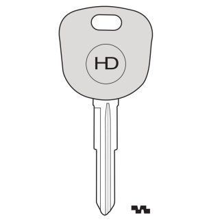 UP024 - KI3STK UNIVERSAL POD KEY FOR GLASS & CARBON CHIP TO SUIT KIA
