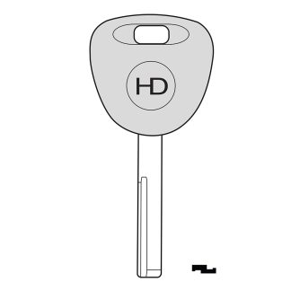 UP025 - MT15TK UNIVERSAL POD KEY FOR GLASS & CARBON CHIP TO SUIT MITSUBISHI