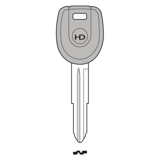 UP026 - MT1BTK UNIVERSAL POD KEY FOR GLASS & CARBON CHIP TO SUIT MITSUBISHI