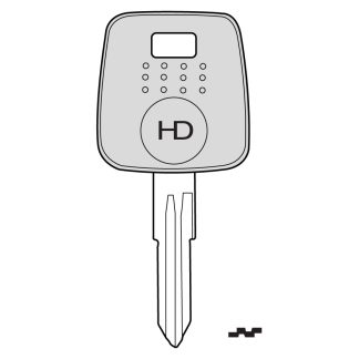 UP030 - NS27TK UNIVERSAL POD KEY FOR GLASS & CARBON CHIP TO SUIT NISSAN