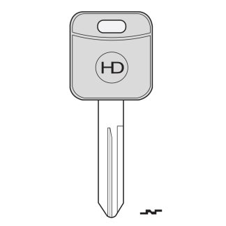 UP031 - NS34BTK NISSAN POD KEY FOR GLASS & CARBON CHIP