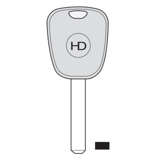 UP032 - PG33TK UNIVERSAL POD KEY FOR GLASS & CARBON CHIP TO SUIT CITROEN