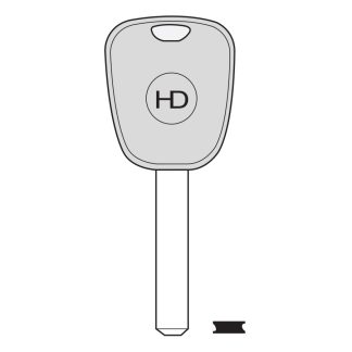 UP033 - PG83TK UNIVERSAL POD KEY FOR GLASS & CARBON CHIP TO SUIT CITROEN