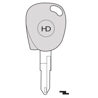 UP034 - RN30TK UNIVERSAL POD KEY FOR GLASS & CARBON CHIP TO SUIT CITROEN