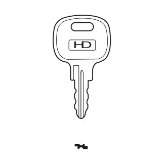 WL021A - SN77 WINDOW LOCK KEY