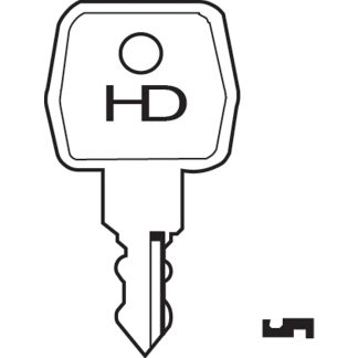 WL025 - KB823 SHAW WINDOW KEYS