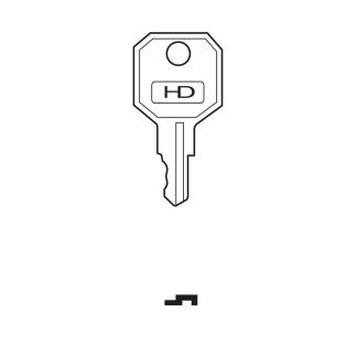 WL028 - WKWMS2 KWL12 WINDOW KEY