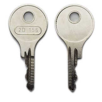 WL072 - 2D156 HOPPE WINDOW KEY