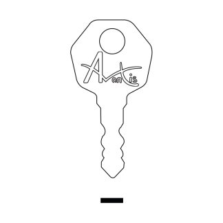 WL090 - AVANTIS WINDOW HANDLE KEY - 589012