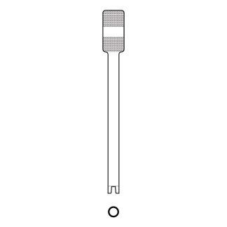 WL094 - KWL72 BRAMAH ROLA WINDOW KEY