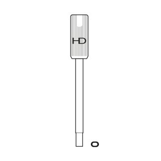 WL099 - INGERSOLL KWL3 WINDOW LOCK KEY