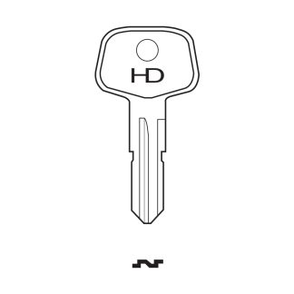 XC003 - S-BT2R E-BA4 BLAU CYLINDER KEY BLANK