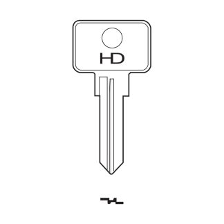 XC046 - S-SSA5R E-SIA5R K-SPA5S SISPA CAR KEY BLANK