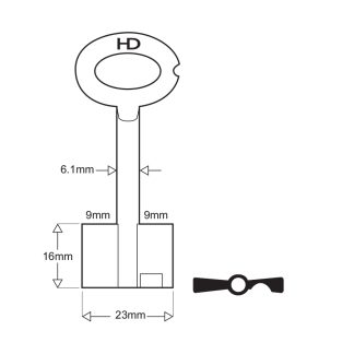 XDB013 - SILCA 5ME2 MELSMETALL DOUBLE