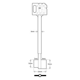 XDB032 - 88813 MAUER 120MM DBLE BIT SML