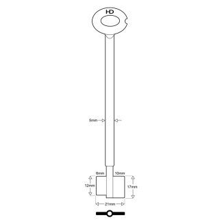 XDB034 - MD145MAUER DUDLEY 145MM DB BIT