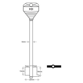 XDB038 - LF120PP120MM DBL BIT PIPE SAFE
