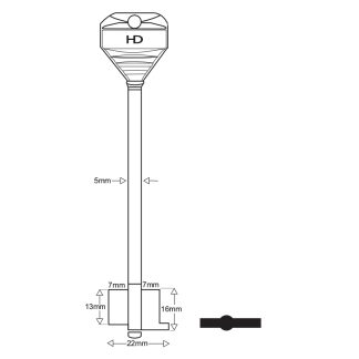 XDB053 - LF120PN 120MM DBL BIT PIN SAFE