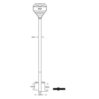 XDB054 - LF165PN 165MM DBL BIT PIN SAFE
