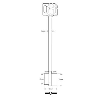 XDB066 - 88805 MAUER 150MM DOUBLE BIT