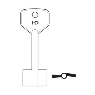 XDB100 - AGA-7G AGA 8G DOUBLE BIT SAFE BLANK