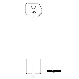 XDB102 - ATRA 6G DOUBLE BIT SAFE BLANK