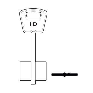 XDB103 - 1BT1 BETA 5.5G DOUBLE BIT BLANK