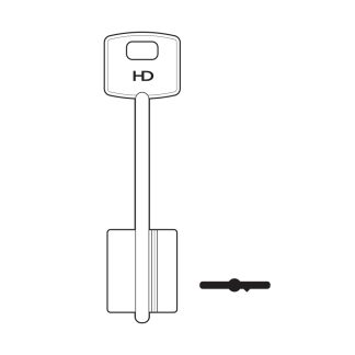 XDB122 - 2CI4 CISA DOUBLE BIT SAFE BLK