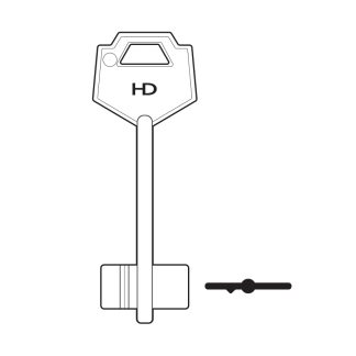 XDB130 - 1FAC1 FAC DOUBLE BIT SAFE BLK