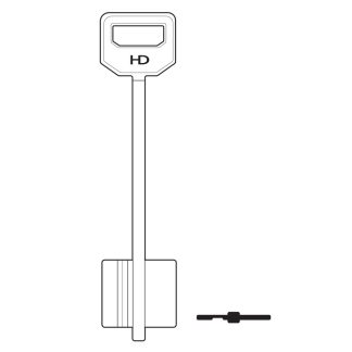 XDB132 - 2FM3 FIAM DOUBLE BIT SAFE BLANK
