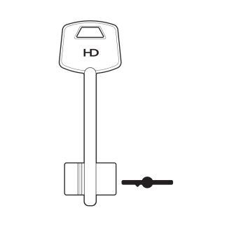 XDB141 - 1MD2 MCM DOUBLE BIT SAFE BLANK