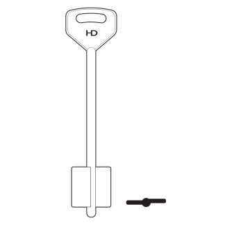 XDB144 - 2MA1 MOIA DBL BIT SAFE BLANK