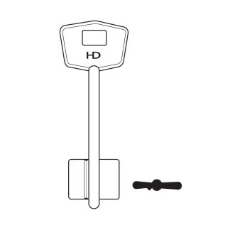 XDB147 - 2MO9R MOTTURA DBL BIT SAFE BLK