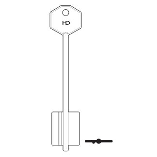 XDB150 - 2PN4 POTENT DBL BIT SAFE BLANK