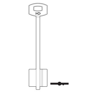XDB156 - 2SEM3 SIBI DOUBLE BIT 5G PIN SAFE BLK