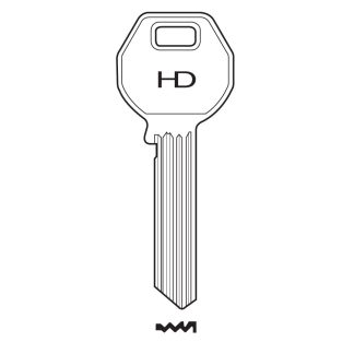 XH1256 - ALF-8 ALFA CYLINDER KEY BLANK
