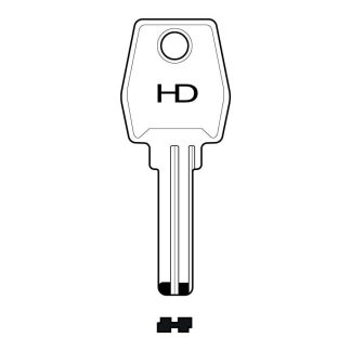 XHV053 - EU17 EUROLOCK DIMPLE BLANK