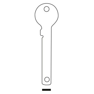 XHV067 - BKN-22 X-CUT XCUT KEY BLADE 2.2MM A ROUND HEAD - A PROFILE