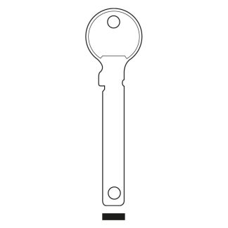 XHV068 - BKN-25 X-CUT XCUT KEY BLADE 2.5MM B ROUND HEAD - B PROFILE